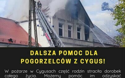 Zdjęcie do Dalsza pomoc dla Pogorzelc&oacute;w z Cygus- potrzebne wyposażenie mieszkań!