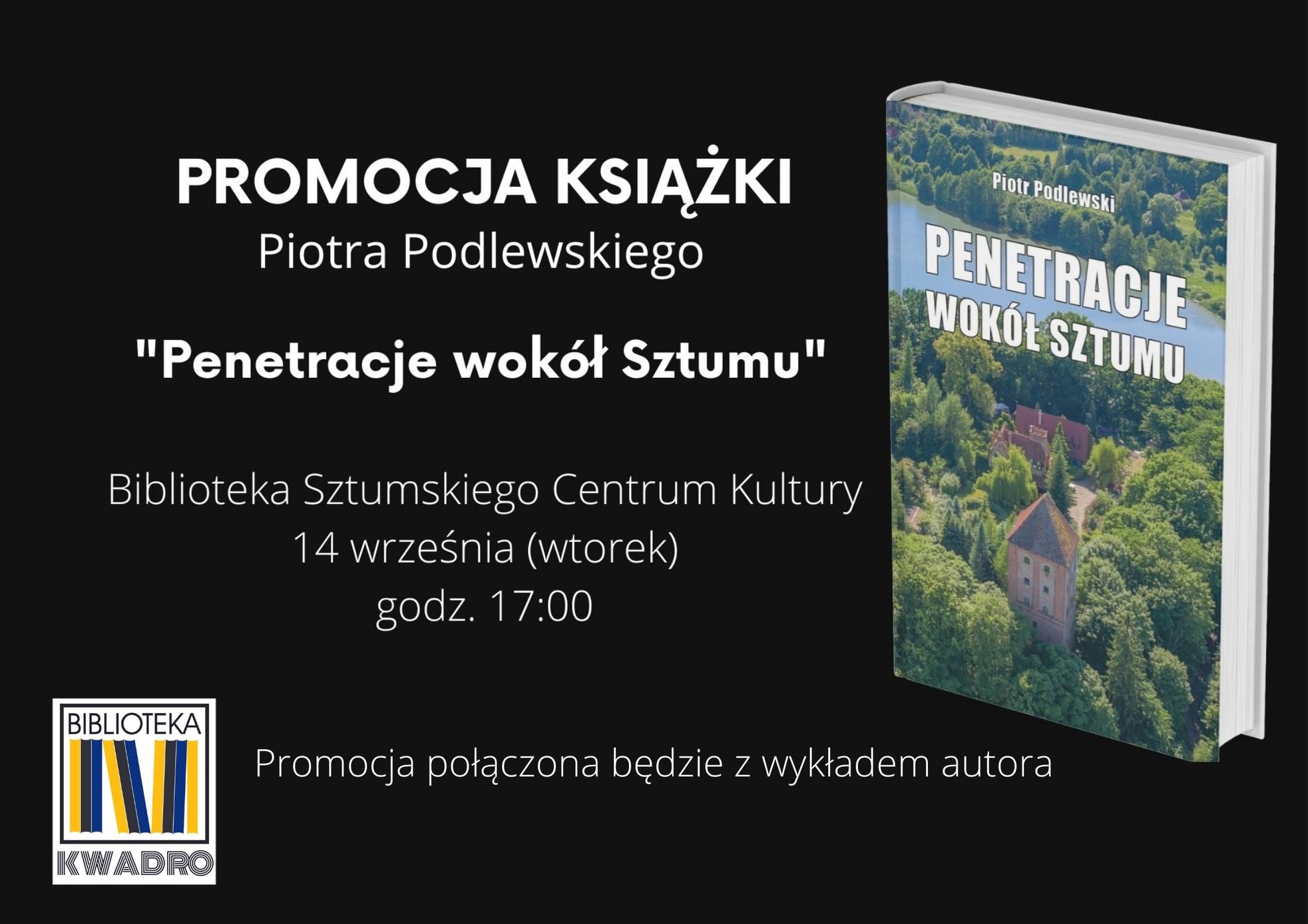 Obrazek przedstawiający promocję książki Piotra Podlewskiego