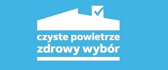 logotyp:  Czyste Powietrze Zdrowy Wybór