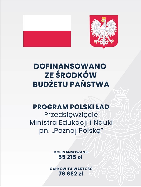 grafika informująca o uzyskanym dofinansowaniu grafika informująca o uzyskanym dofinansowaniu