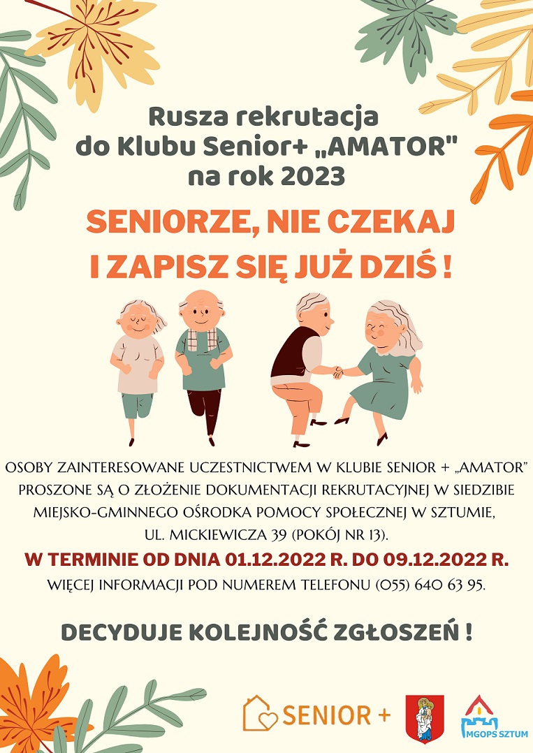 Grafika informująca o wydarzeniu - rekrutacja