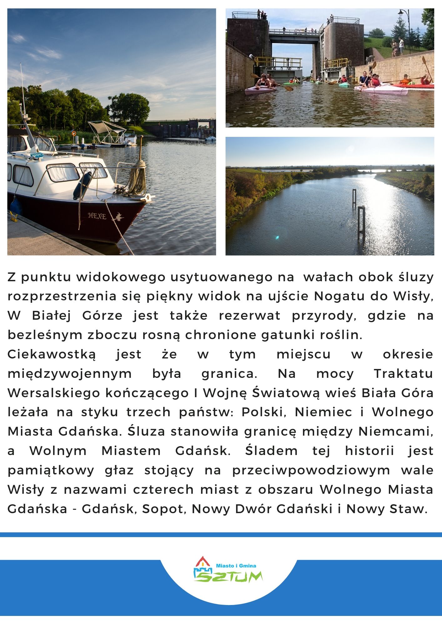 Grafika informująca o Ciekawych Miejscach - Biała Góra Kompleks Śluz