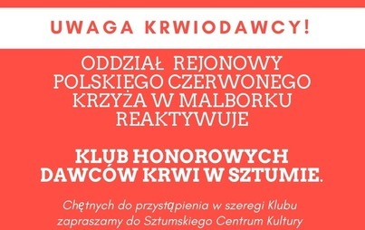 Zdjęcie do UWAGA KRWIODAWCY !