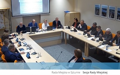 Zdjęcie do Transmisja online z LV sesji Rady Miejskiej w Sztumie