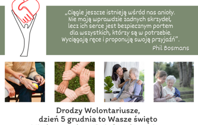 Zdjęcie do Międzynarodowy Dzień Wolontariusza