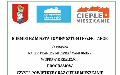 Zdjęcie do Burmistrz Miasta i Gminy Sztum Leszek Tabor zaprasza na spotkanie