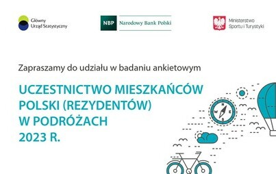 Zdjęcie do Badanie ankietowe GUS - Uczestnictwo mieszkańc&oacute;w Polski (rezydent&oacute;w) w podr&oacute;żach